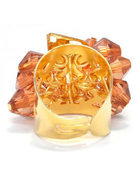 Anel Dourado Diva - Tinna