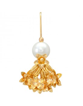 Brinco Dourado Cacho Flores