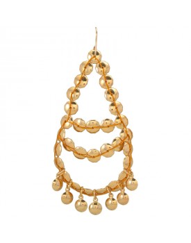 Brinco Confete Dourado