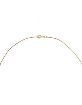 Colar Dourado Folha Barroca Pequena
