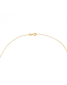 Colar Dourado Folha Barroca Grande