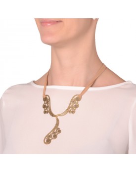 Colar Dourado Meia Senhorita